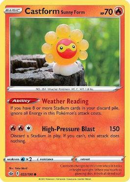 Castform Sunny Form (22/198)