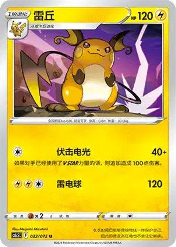 Raichu (022/072)