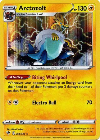 Carta Arctozolt (66/189) do set Escuridão Incandescente — Pokémon TCG | Bynx