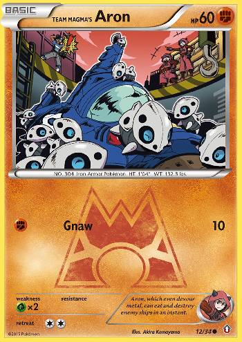 Aron da Equipe Magma / Team Magma