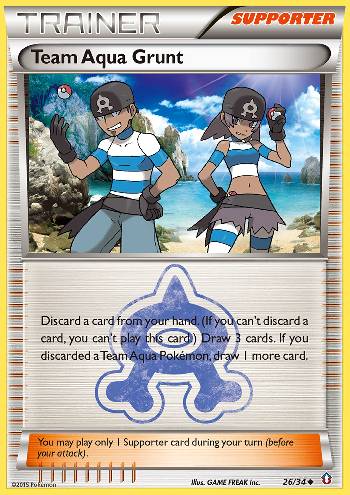 Operário da Equipe Aqua / Team Aqua Grunt (26/34)