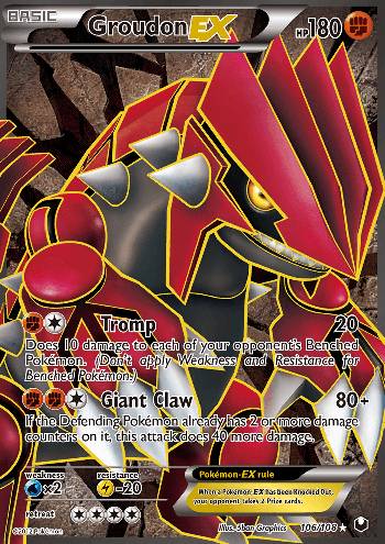 Groudon-EX (106/108)