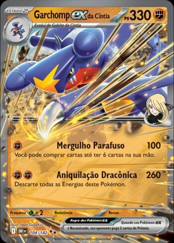 Cynthia's Garchomp ex (104/182)