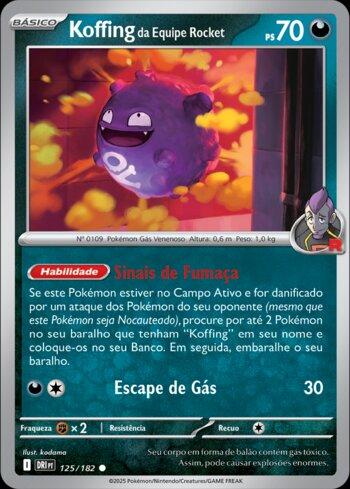 Team Rocket's Koffing (125/182)