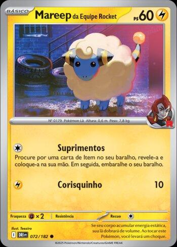 Team Rocket's Mareep (072/182)