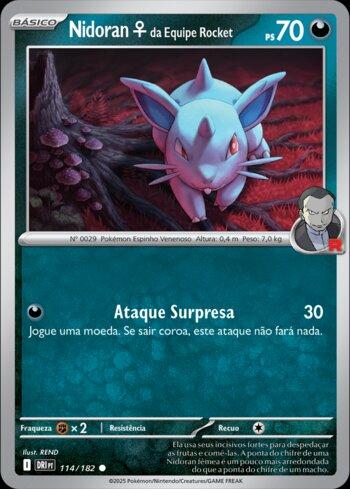 Team Rocket's Nidoran Female (114/182)
