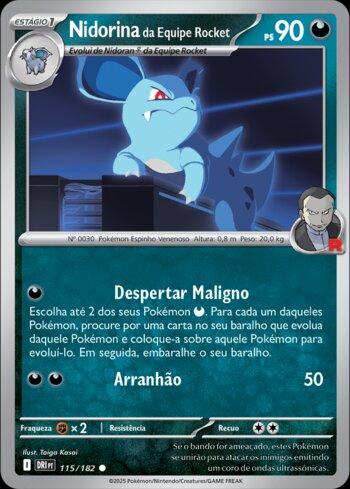 Team Rocket's Nidorina (115/182)