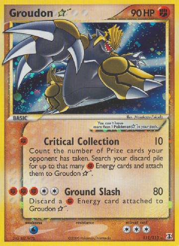 Groudon Star (111/113)
