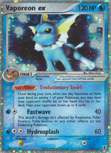 Vaporeon ex (110/113)