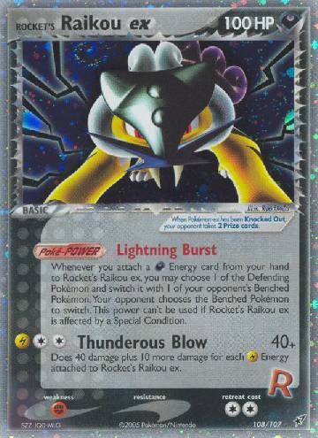 Rocket's Raikou ex (108/107)