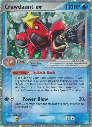 Crawdaunt ex (99/110)