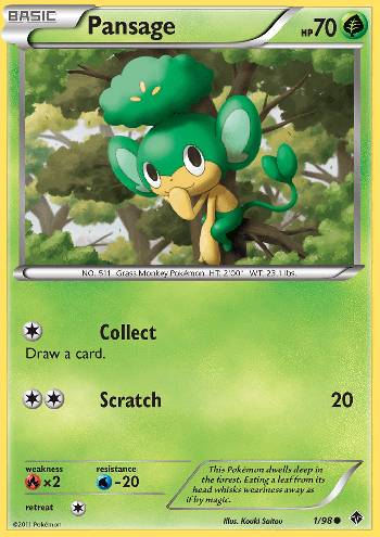 Pansage (1/98)