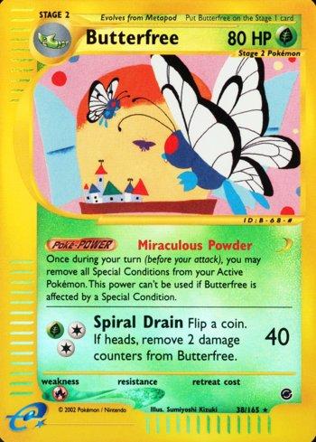 Butterfree (Reverse Holo) (38b/165)