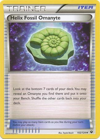Helix Fossil Omanyte (102/124)