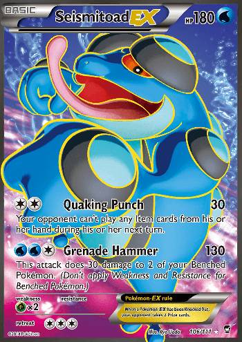 Seismitoad-EX (106/111)