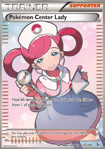 Pokémon Center Lady (105/106)