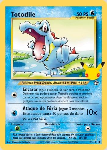 Totodile (Oversized) (81/25)