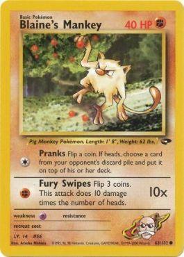 Blaine's Mankey (63/132)