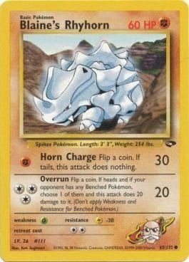 Blaine's Rhyhorn (65/132)