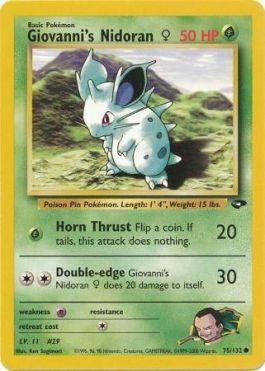 Giovanni's Nidoran Female (75/132)