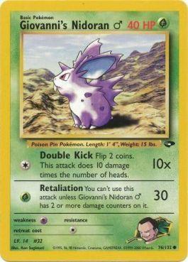 Giovanni's Nidoran Male (76/132)