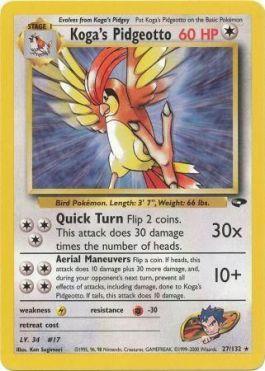Koga's Pidgeotto (27/132)