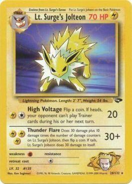 Lt. Surge's Jolteon (28/132)