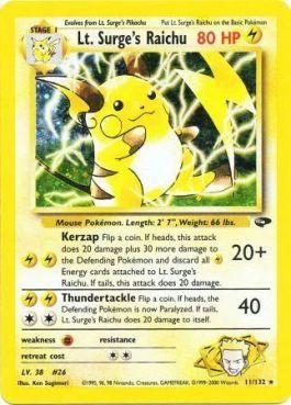 Lt. Surge's Raichu (11/132)