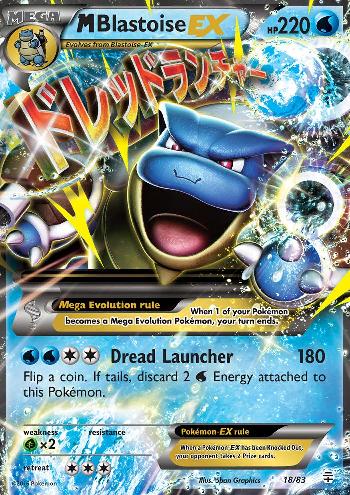 M Blastoise-EX (18/83)