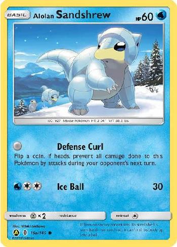 Alolan Sandshrew (19a/145)
