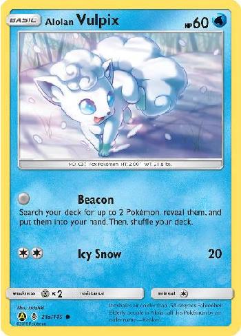 Alolan Vulpix (21a/145)