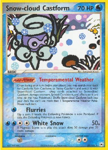 Snow-cloud Castform (25/101)