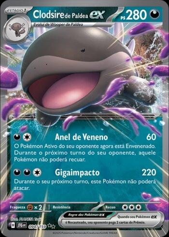 Paldean Clodsire ex (094/159) — Liga BR — JTG
