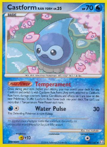 Castform Rain Form (49/146)