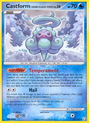 Castform Snow-Cloud Form (50/146)