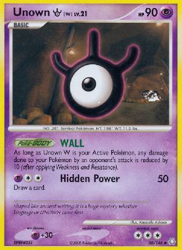 Unown W (80/146)