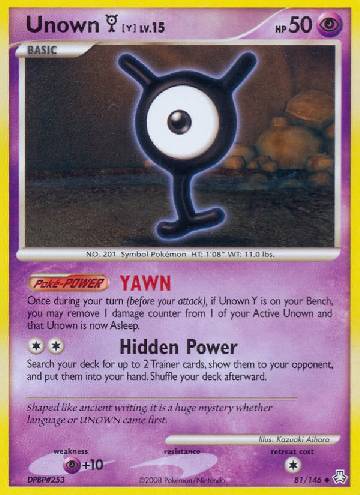 Unown Y (81/146)