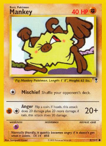 Mankey (81/110)