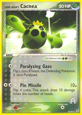 Team Aqua's Cacnea (24/95)