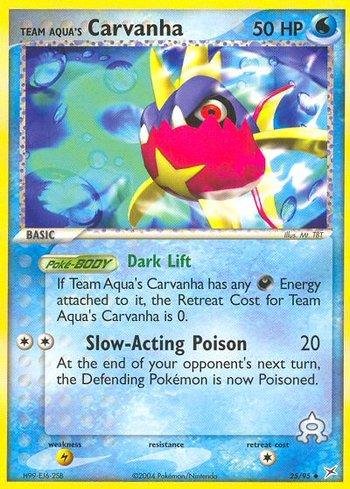Team Aqua's Carvanha (25/95)