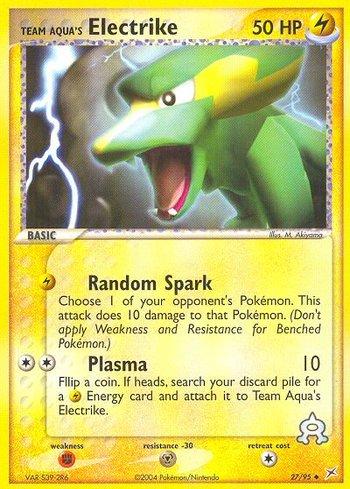 Team Aqua's Electrike (27/95)