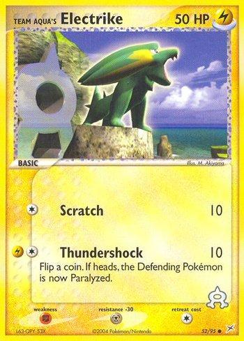 Team Aqua's Electrike (52/95)
