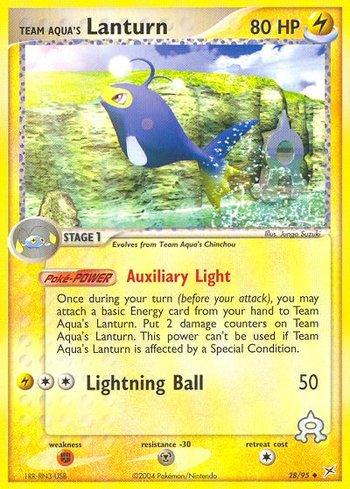Team Aqua's Lanturn (28/95)