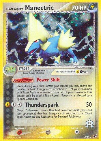 Team Aqua's Manectric (4/95)