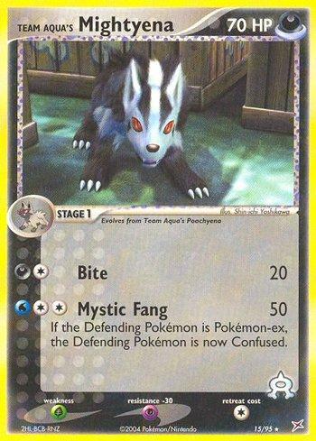 Team Aqua's Mightyena (15/95)