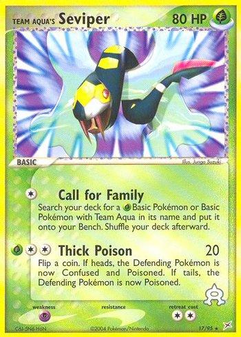 Team Aqua's Seviper (17/95)