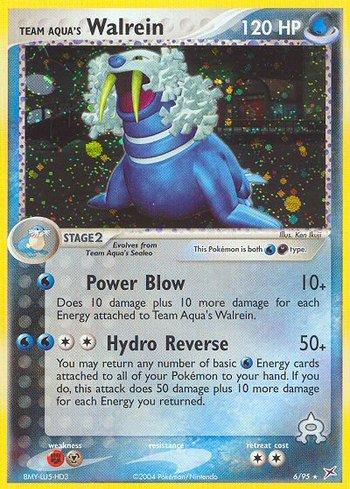 Team Aqua's Walrein (6/95)