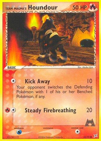 Team Magma's Houndour (63/95)