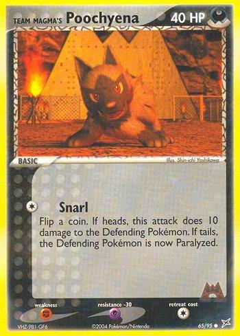 Team Magma's Poochyena (65/95)