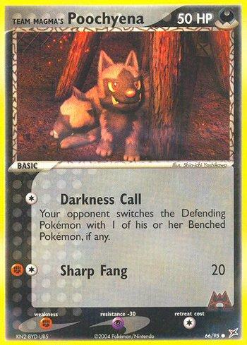 Team Magma's Poochyena (66/95)